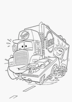 coloriage car et le camion